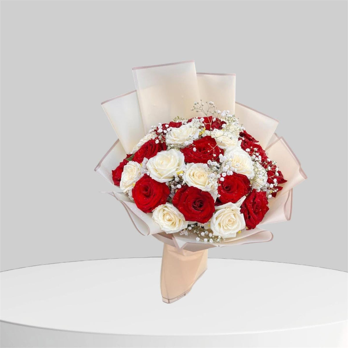 Classic White & Red Bouquet