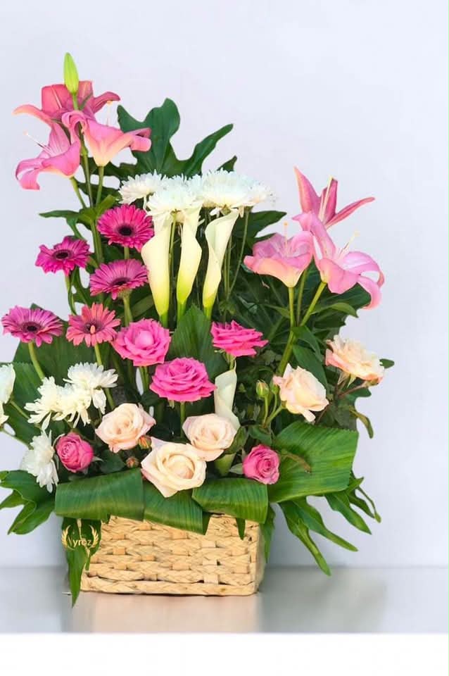 Luxury Calla Lily Basket