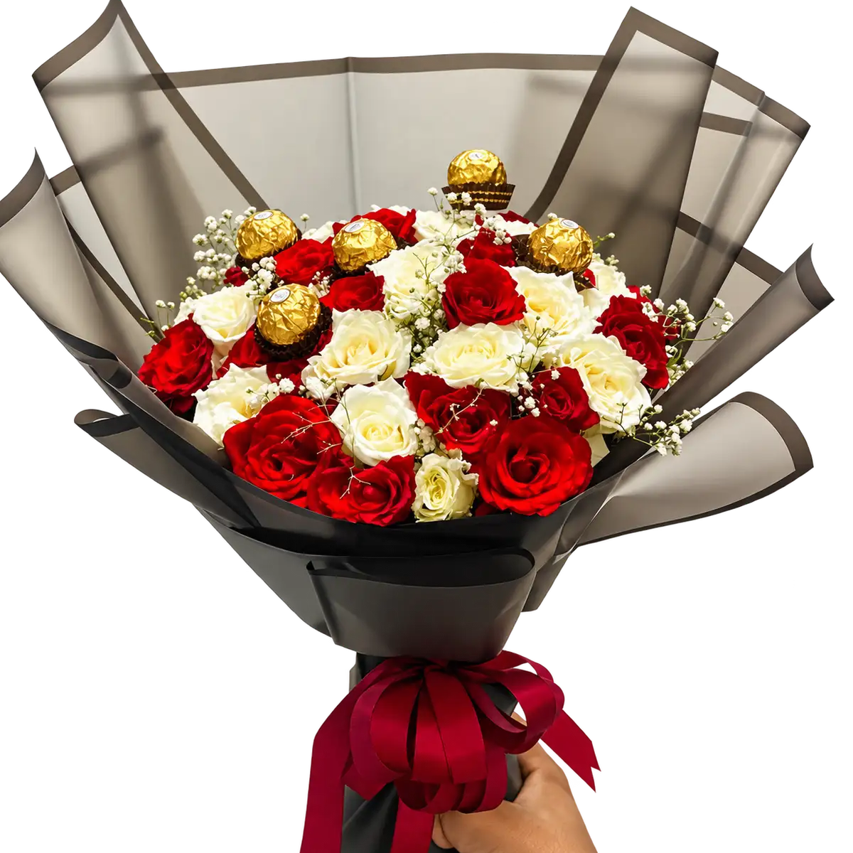 Luxury Bouquet with Ferrero Rocher