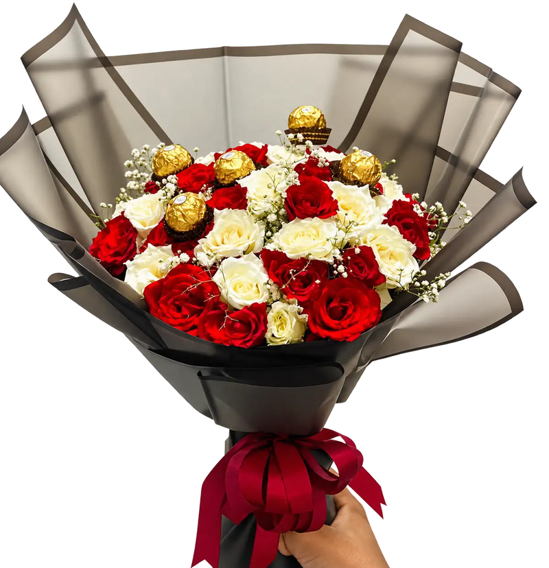Luxury Bouquet with Ferrero Rocher